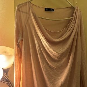 BALANCHINE SWEATER PINK BARBIE SO GIRLY BOHO VIBES SIZE M-XL ADJUSTMENT AT TOP